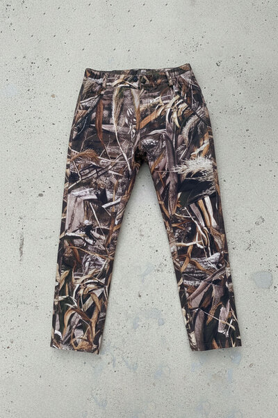 WİDİ Outdoor Hunting Camouflage Grass Pattern Softshel Snow Water Windproof P...