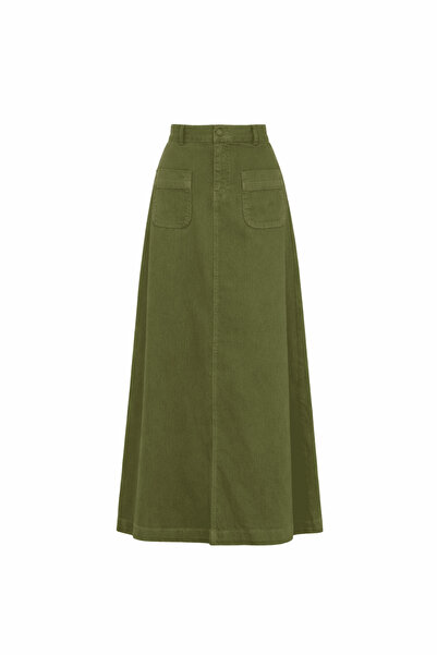 vl vellichor Tesettür Skirt Green