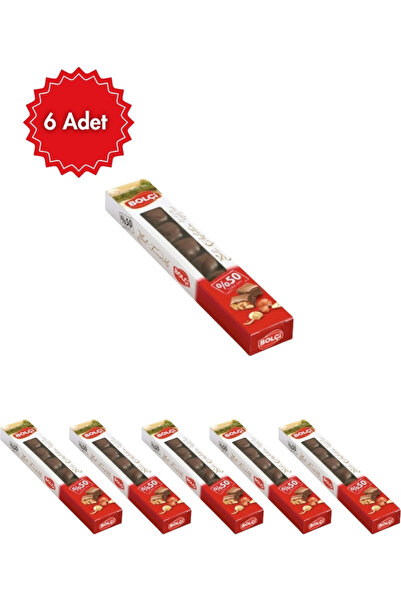 Tadelle Bolçi Sütlü Fındıklı Çikolata 65 gr 6'lı Avantaj Paketi