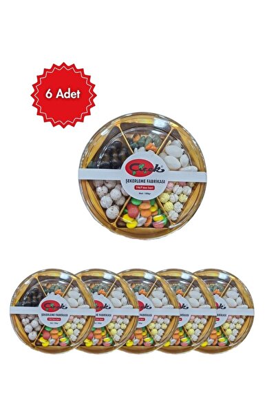 Çiçek Gold Serisi Karışık Draje 180 gr - Şık Hediyelik Kahve Yanı Çikolata