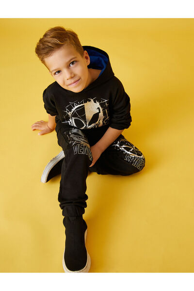 Koton Spodnie dresowe z nadrukiem Spider-Man i Venom