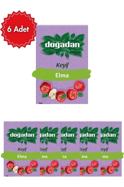 Doğadan Elma Poşet Çay X 6 Packs X 12 Packs