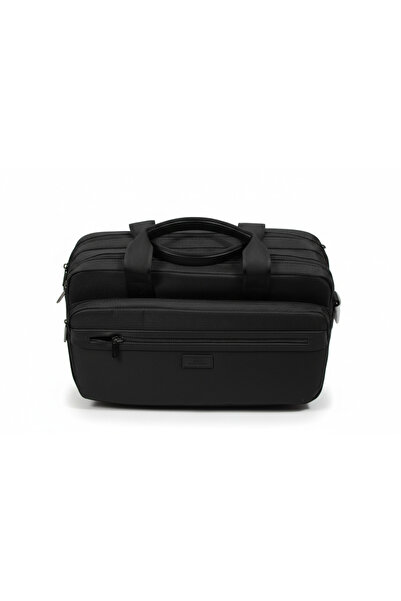 David Jones Men's Shoulder Bag Stylish and Durable Everyday Carry | Color Bla...