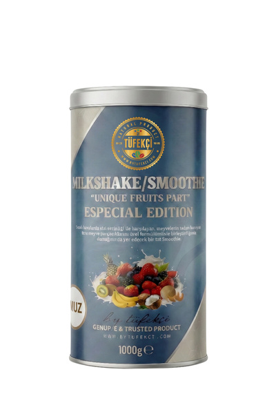 By Tüfekçi Muz Meyve Parçacıklı Milkshake Tozu 1000 Gr | Smoothie İçecek Tozu...