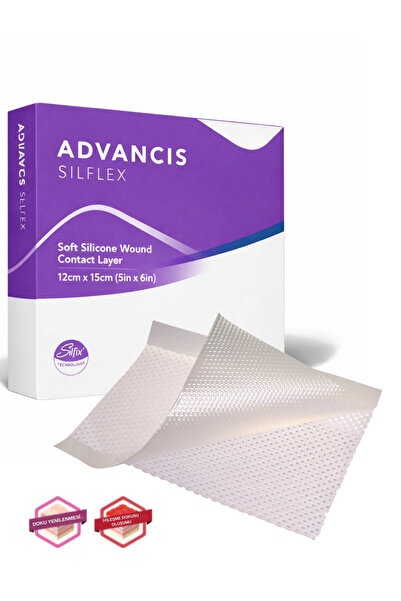 Advancis Medical UK Yumuşak Silikon Yara Temas Tabakası - Yara Örtüsü Silflex...