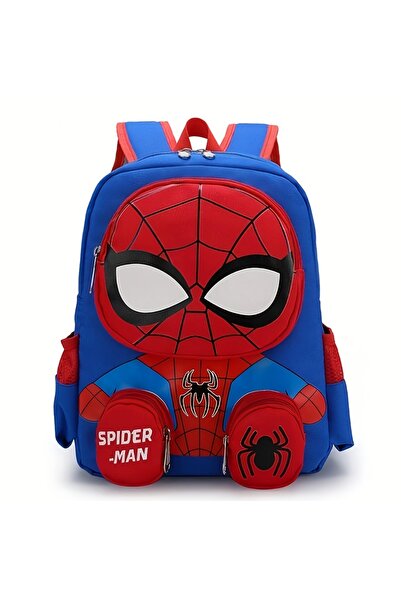 Choice حقيبة ظهر ديزني سبايدرمان زرقاء، حقيبة ظهر خارجية قابلة للطي ذات سعة ك...