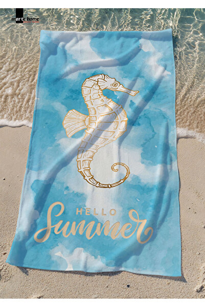 Marte Home منشفة شاطئ ملونة مطبوعة من مارين