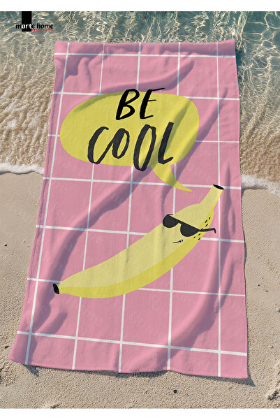 Marte Home منشفة شاطئ ملونة مطبوعة من BE COOL BANANA