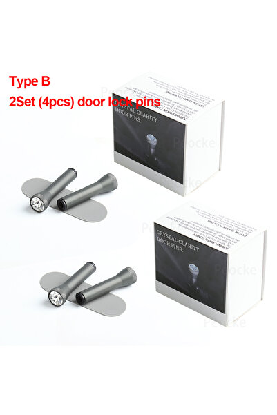 Choice 2Set (4pcs) Universal All Models For BMW Crystal Door Pin Lock G30 G20...