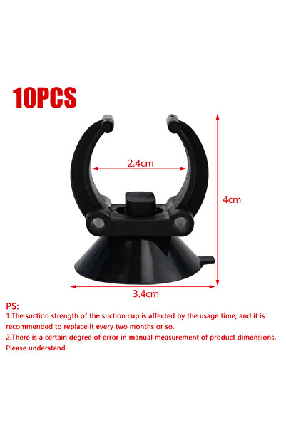 Choice 10 قطع من أكواب شفط سخانات أحواض السمك لقضبان التسخين ومصابيح تعقيم أح...