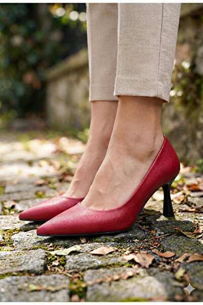 by selvi Lukka Shoes Stiletto cu toc de 11 cm Adal Red pentru femei, din piel...