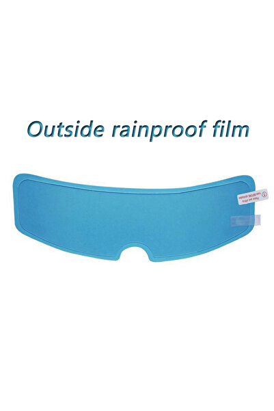 Choice rainproof film 1pcs Universal Motorcycle Helmet Clear Rainproof and An...