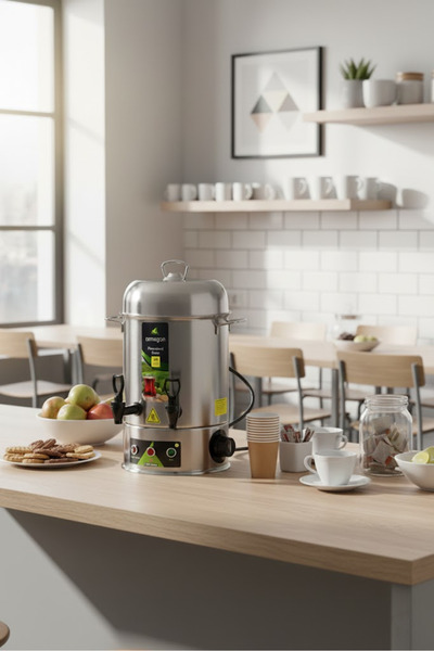 Armağan Elektrikli Çay Otomatı - 160 Bardak - Gizli Rezistans - 304 Kalite Pa...