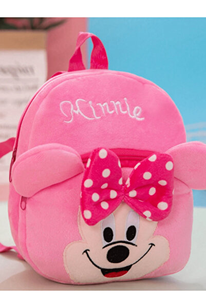 Choice حقيبة فينميني القطيفة - حقيبة ظهر ديزني كرتونية لطيفة ستيتش، ميكي ماوس...