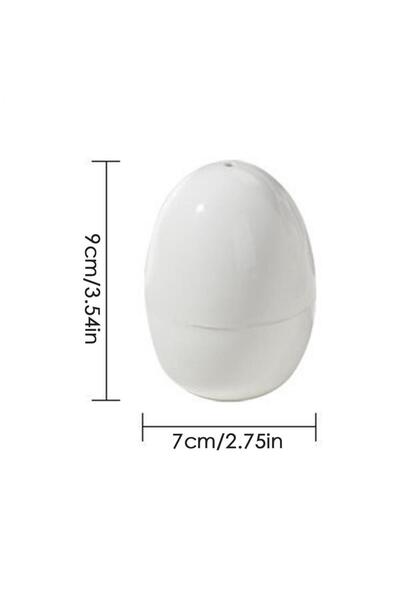 Choice جهاز طهي البيض بالبخار متعدد الوظائف على شكل بيضة، مناسب للميكروويف، أ...