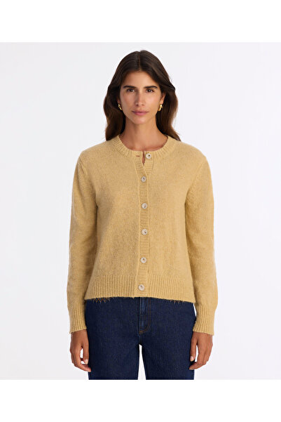 Yargıcı Regular Crew Neck Long Sleeve Cardigan