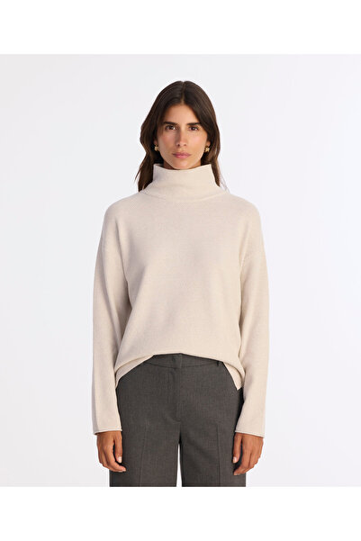Yargıcı Wide Turtleneck Long Sleeve Sweater