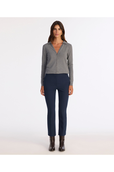 Yargıcı Bootcut Normal Waist Trousers