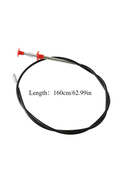 Choice أداة واحدة لتنظيف أنابيب الصرف الصحي بطول 160 سم، أداة تسليك المجاري، ...