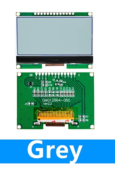Choice Grey BS LCD12864 12864-06D, 12864, LCD Module, COG, With Chinese Font,...