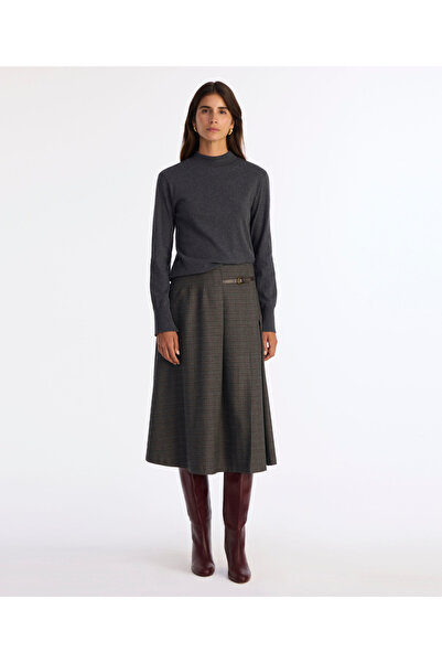 Yargıcı A Form Normal Waist Skirt