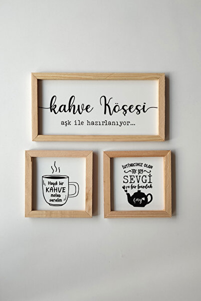 Wooden Factory Türkçe Mutfak, Çay, Kahve Köşesi, Haydi Bir Kahve Molası Verel...