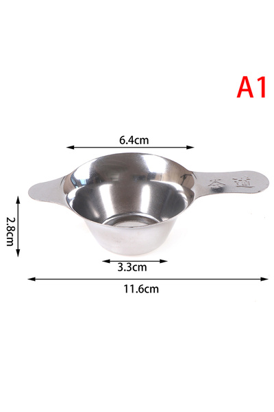 Choice فلتر شاي من الفولاذ المقاوم للصدأ A1، قمع شبكي دقيق لأوراق الشاي، ملحق...