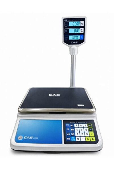 CAS PRII 30 CP LDC Fiyat Hesaplamalı Terazi 30 Kg Boyunlu