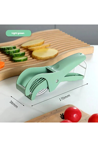 Choice أخضر - قطعة واحدة، أداة مطبخ من الفولاذ المقاوم للصدأ، قطاعة خضروات وف...