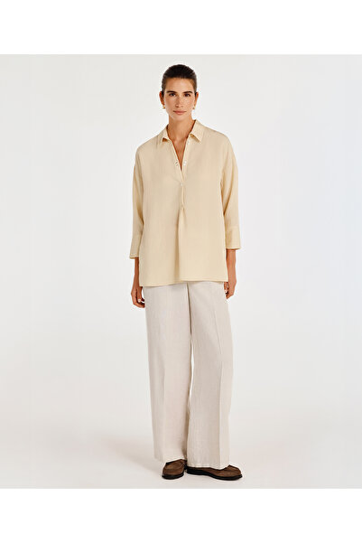 Yargıcı Comfortable Fitted Bell Sleeve Shirt