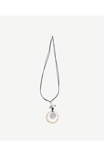 Yargıcı Long Necklace with Metal Tip Detail