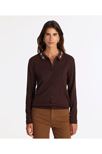 Yargıcı Regular Gömlek Yaka Uzun Kol Hırka