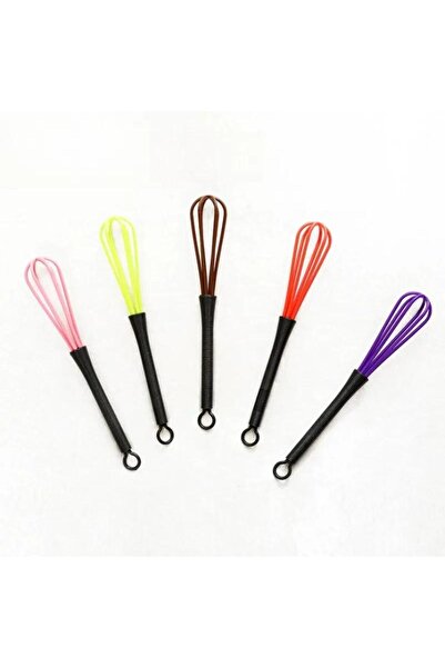 Choice 5 قطع بألوان عشوائية، مضرب بيض يدوي محمول من البلاستيك، مناسب للمطبخ و...