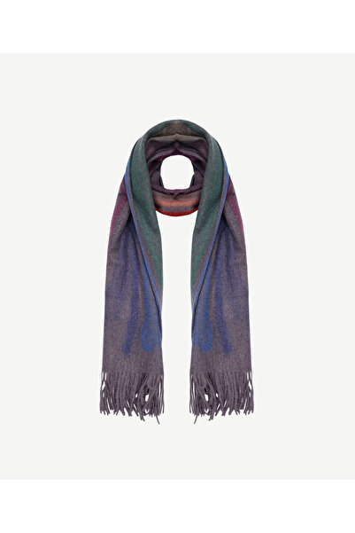 Yargıcı شال سميك منقوش متدرج