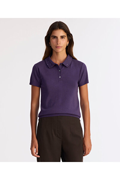 Yargıcı Regular Polo Neck Short Sleeve Sweater