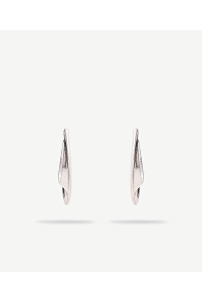 Yargıcı Dokulu Oval Küpe