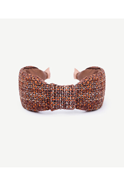 Yargıcı Tweed Crown with Knot Detail