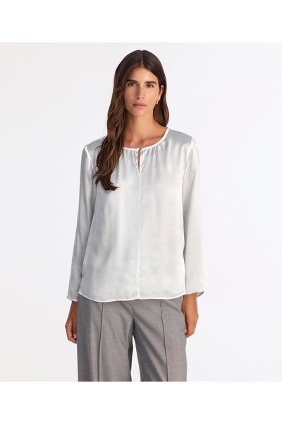 Yargıcı Regular Crew Neck Long Sleeve Blouse