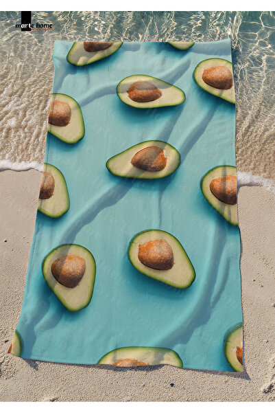 Marte Home الأفوكادو - منشفة الشاطئ المطبوعة