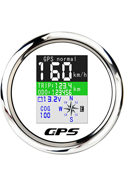 Choice عداد سرعة ومسافة رقمي عالمي WS 85 مم مزود بنظام تحديد المواقع العالمي ...