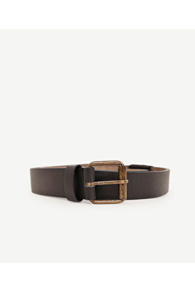 Yargıcı Cüzdan Detaylı Deri Kemer