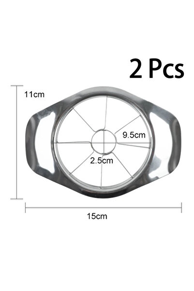 Choice قطعتان من أدوات المطبخ المصنوعة من الفولاذ المقاوم للصدأ بمقبض مريح لت...