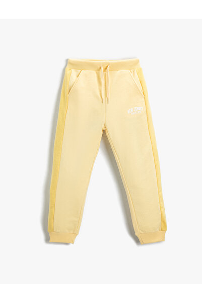 Koton Erkek Çocuk Sarı Eşofman Altı 2SKB40058TK