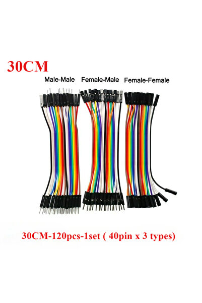 Choice طقم أسلاك دوبونت مكون من 120 قطعة، طوله 30 سم، يتضمن أسلاك ذكر-ذكر، وأ...