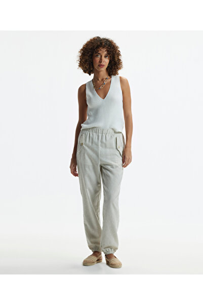 Yargıcı Elastic Waist and Leg Trousers