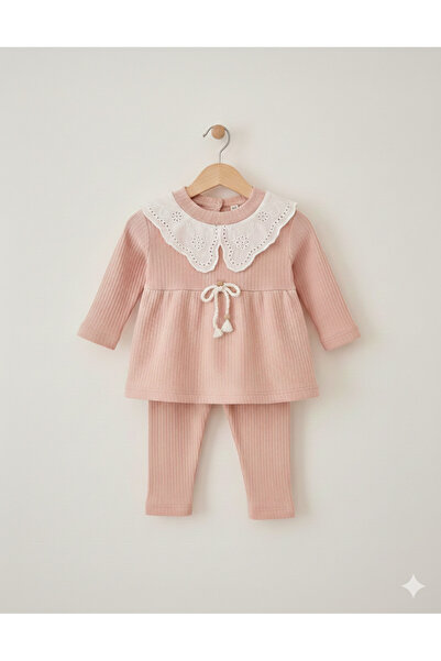Laria Yakası Fistolu Bebek 2 Li Takım