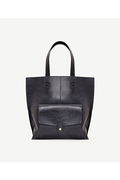 Yargıcı Cep Detaylı Vegetal Omuz Çantası