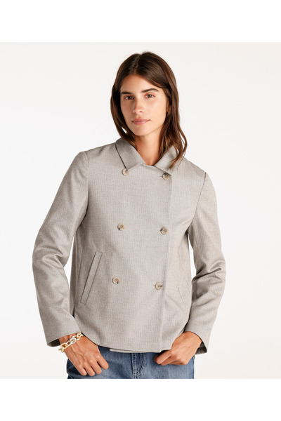 Yargıcı A Form Double Breasted Jacket