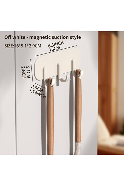 Choice خطاف مغناطيسي للثلاجة بيج A0104B، مفتاح منزلي، ملعقة شوربة، مجموعة متن...