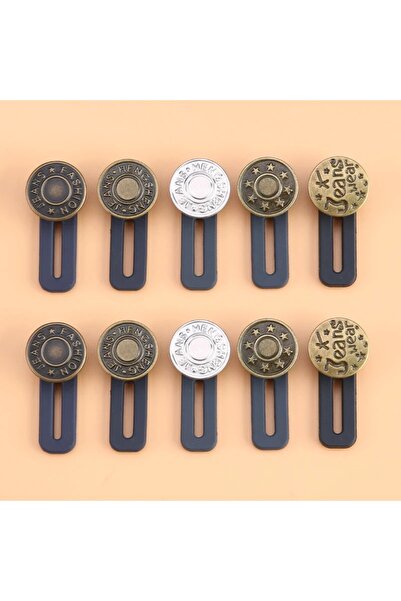 Choice 10Pcs 5/10pcs Metal Button Extender Perfect To Any Jeans Pants Free Se...